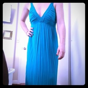 Blue maxi dress